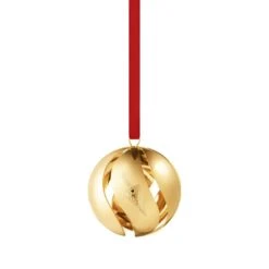 Georg Jensen Julekugle 2022, Guld