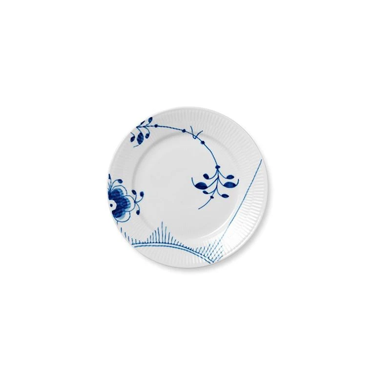 Royal Copenhagen Blå Mega Riflet Frokosttallerken, Ø22 Cm 1 Royal Copenhagen Blå Mega Riflet Frokosttallerken, Ø22 Cm
