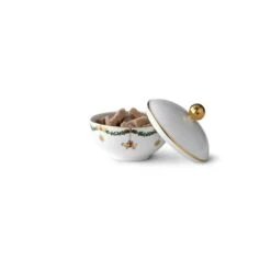 Royal Copenhagen Stjerne Riflet Jul Skål Med Låg -Salling Butik 1021103 2