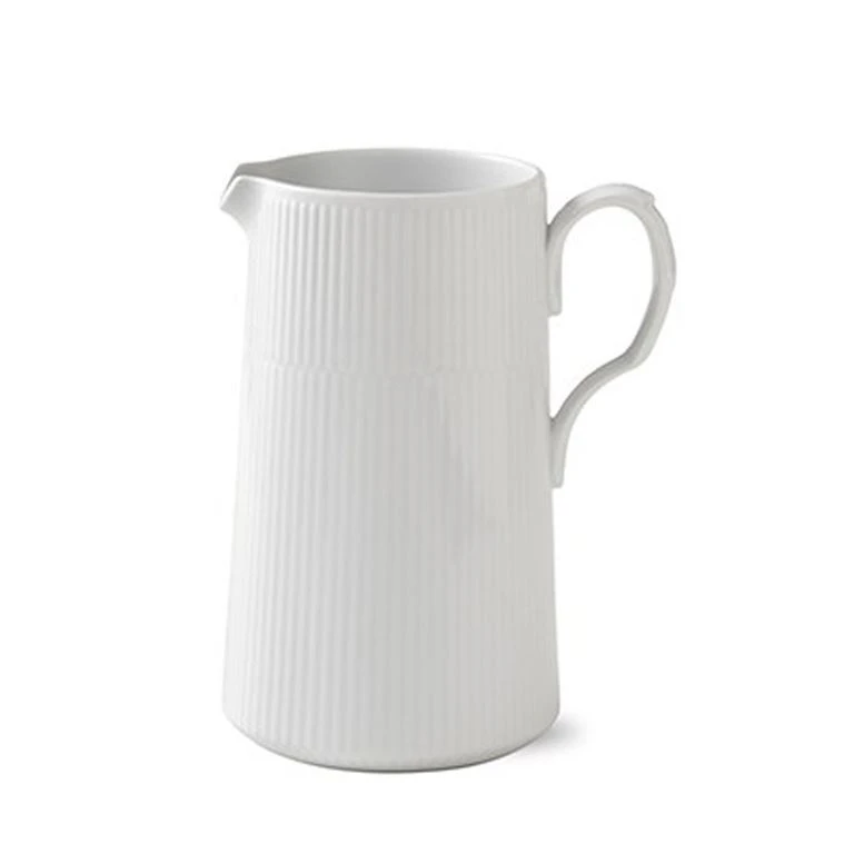 Royal Copenhagen Hvid Riflet Kande, 1,6 L 1 Royal Copenhagen Hvid Riflet Kande, 1,6 L