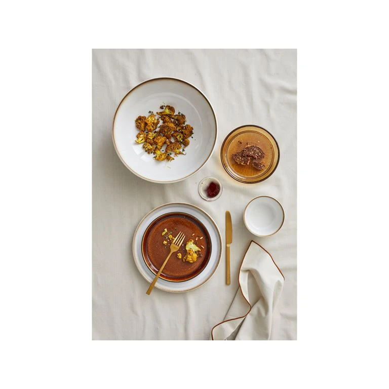 BITZ Organic 2-Pak Serviet, Cream, 50x50 Cm 5 BITZ Organic 2-Pak Serviet, Cream, 50x50 Cm - Billede 5