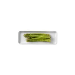 Royal Copenhagen Hvid Riflet Tapasfad, 12,5x36 Cm