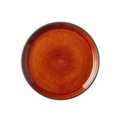 BITZ Gastro Tallerken, Sort/Amber, Ø17 Cm