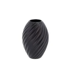 Morsø River Vase, Sort, 16 Cm