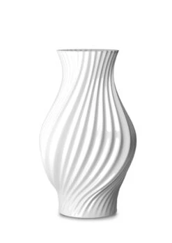 Lyngby Porcelæn Twist Vase, White