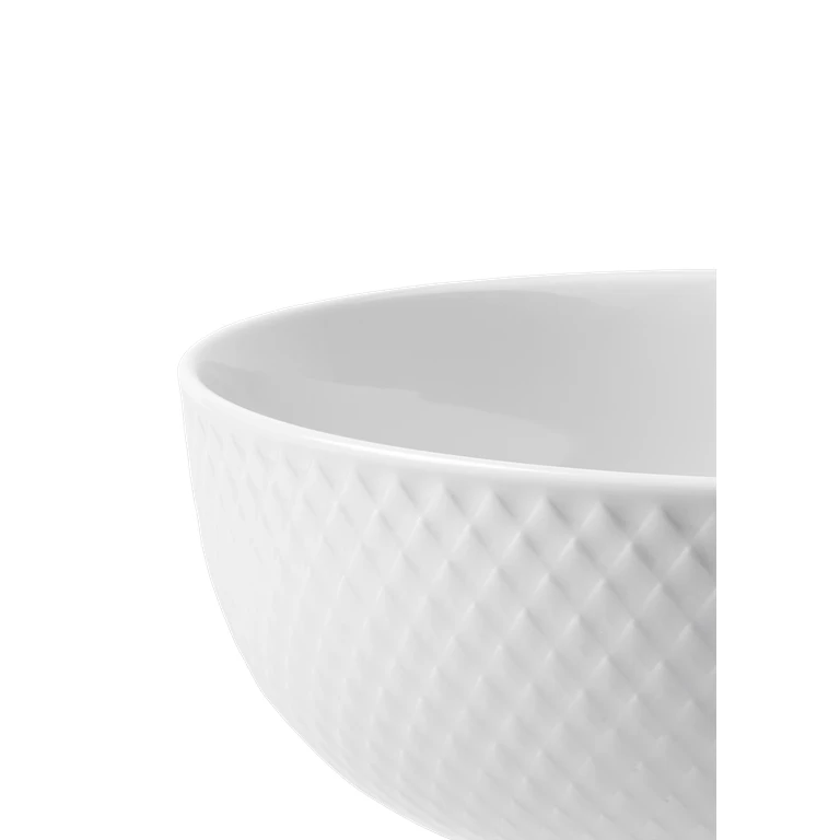Lyngby Porcelæn Rhombe Skål, Hvid, Ø15,5 Cm 3 Lyngby Porcelæn Rhombe Skål, Hvid, Ø15,5 Cm - Billede 3