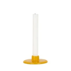 Lyngby Porcelæn Rhombe Color H3 Lysestage, Gul -Salling Butik 201928 1