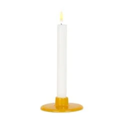 Lyngby Porcelæn Rhombe Color H3 Lysestage, Gul -Salling Butik 201928 2