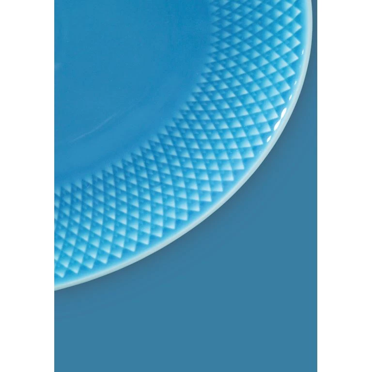 Lyngby Porcelæn Rhombe Color Ovalt Serveringsfad, Blå, 21,5x28,5 Cm 5 Lyngby Porcelæn Rhombe Color Ovalt Serveringsfad, Blå, 21,5x28,5 Cm - Billede 5