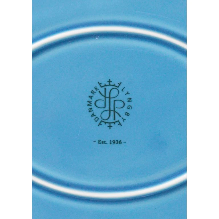 Lyngby Porcelæn Rhombe Color Ovalt Serveringsfad, Blå, 21,5x28,5 Cm 6 Lyngby Porcelæn Rhombe Color Ovalt Serveringsfad, Blå, 21,5x28,5 Cm - Billede 6