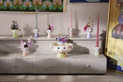 Bjørn Wiinblad Eva Lysestage, Blå -Salling Butik 2023 56550 56551 54043 54044 56515 2