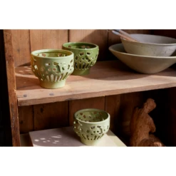 Kähler Orangery Fyrfadsstage, Green Garden 20 Kähler Orangery Fyrfadsstage, Green Garden -Salling Butik 2023 691203 691207 02 2