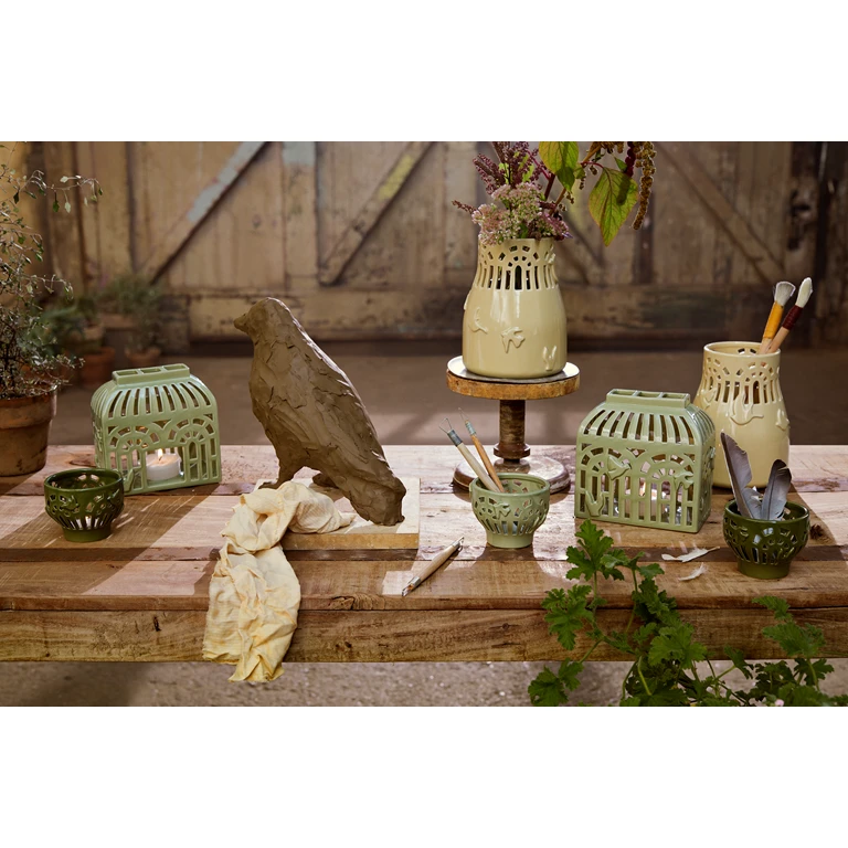 Kähler Orangery Fyrfadsstage, Green Garden 6 Kähler Orangery Fyrfadsstage, Green Garden - Billede 6