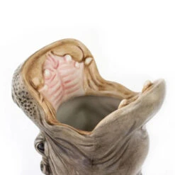 Hungy Hippo Vase, Grå -Salling Butik 210738 detail 2 hungry hippo vase