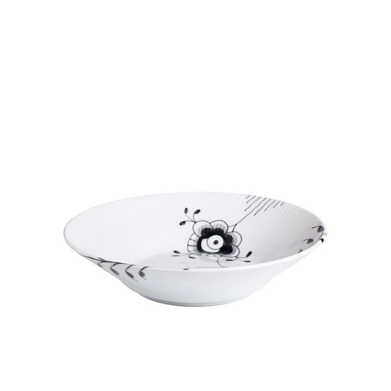 Royal Copenhagen Sort Mega Riflet Dyb Tallerken, Hvid, Ø24 Cm 2 Royal Copenhagen Sort Mega Riflet Dyb Tallerken, Hvid, Ø24 Cm - Billede 2