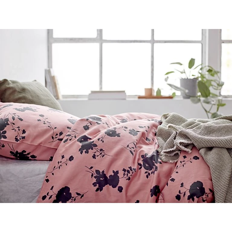Södahl Rose Sengesæt, Rosa, 140x220 Cm 2 Södahl Rose Sengesæt, Rosa, 140x220 Cm - Billede 2