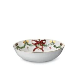 Royal Copenhagen Stjerne Riflet Jul Skål, Ø24 Cm
