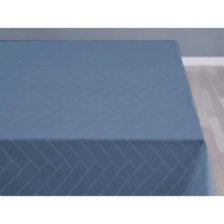 Södahl Tiles Damaskdug, Blå, 140x320 Cm