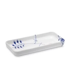 Royal Copenhagen Blå Mega Riflet Tapasfad, 12,5x24 Cm