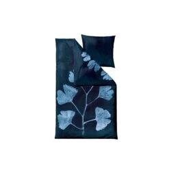 Södahl Ginkgo Sengesæt, Blå, 140x220 Cm
