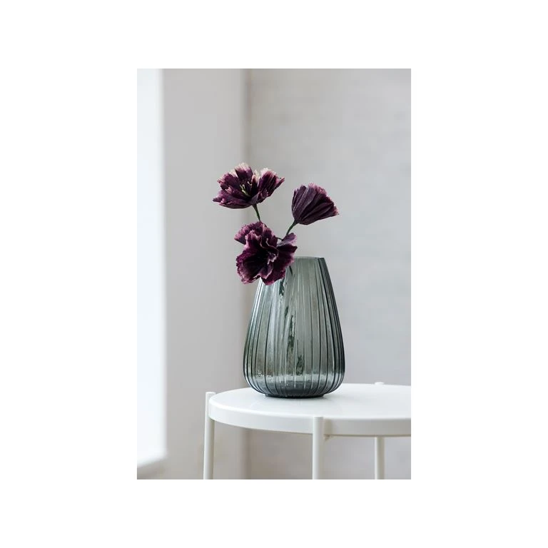BITZ Kusintha Vase, 22 Cm, Smoke 4 BITZ Kusintha Vase, 22 Cm, Smoke - Billede 4