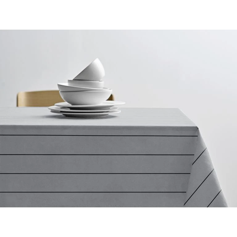 Södahl Line Dug, Lys Grå /Ash, 140x270 Cm 1 Södahl Line Dug, Lys Grå /Ash, 140x270 Cm