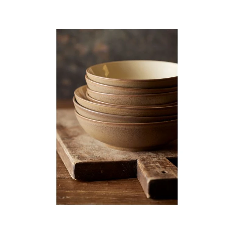 BITZ Wood Pasta Skål, Sand, 20 Cm 3 BITZ Wood Pasta Skål, Sand, 20 Cm - Billede 3