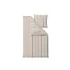 Södahl Organic Stripe Sengetøj, Beige, 140x220 Cm