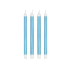 Styles 4-pak Kronelys, Blå