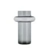 Lyngby Glas Tube Vase, Smoke, 30 Cm