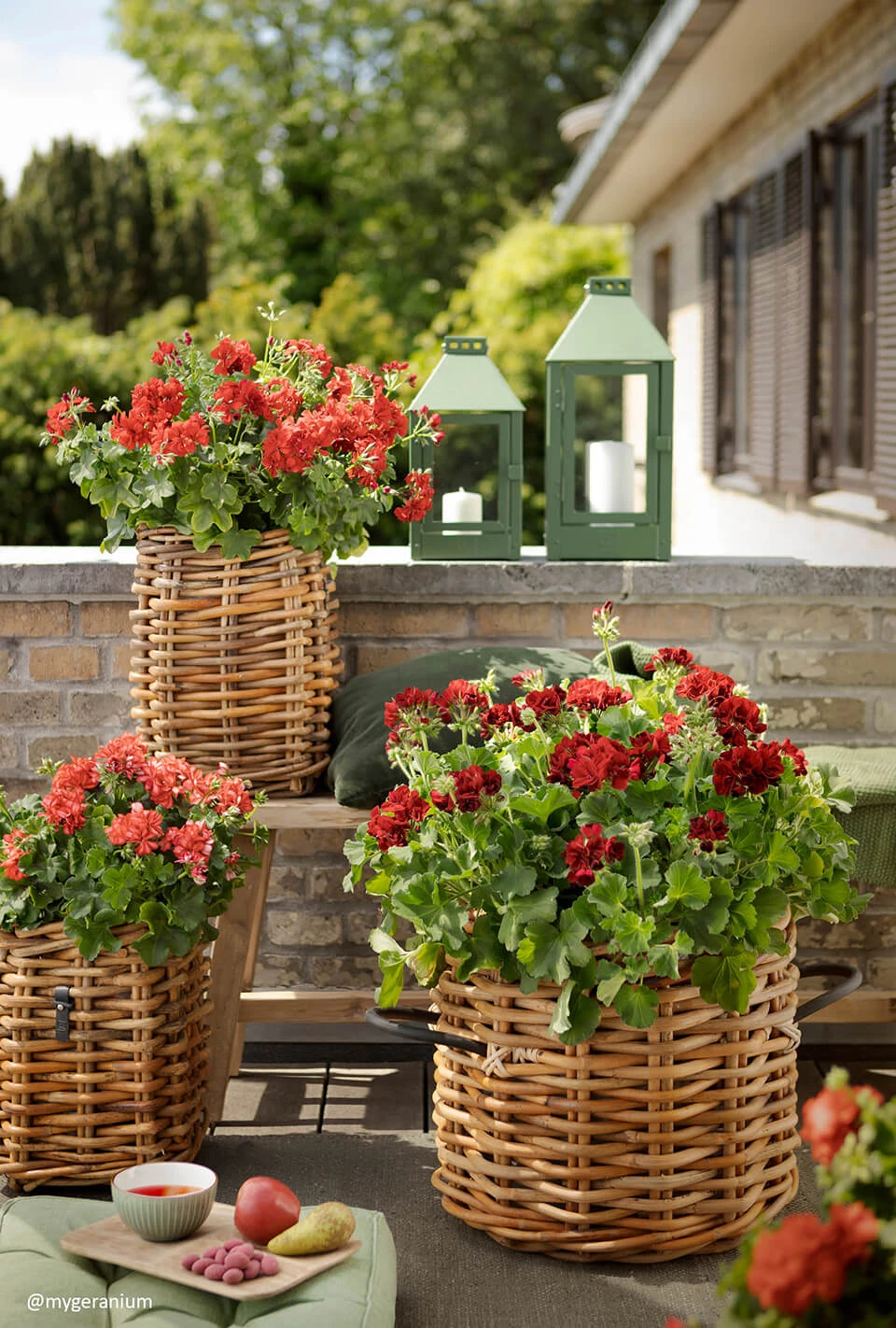 Midi Lanterne, Olivengrøn, 19x42,5x19 Cm 3 Midi Lanterne, Olivengrøn, 19x42,5x19 Cm - Billede 3