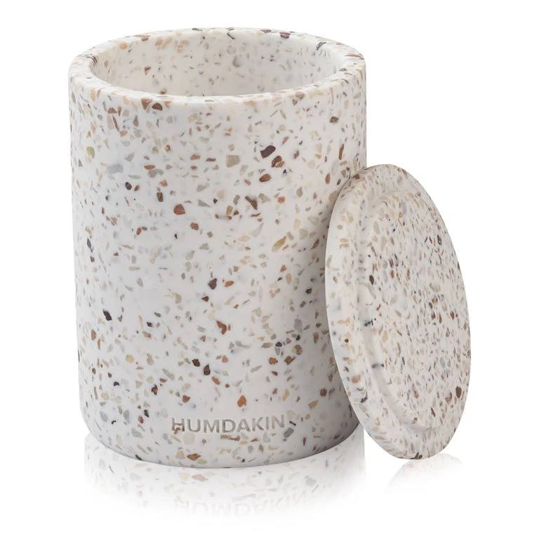 Humdakin Lucca Terrazzo Krukke Med Låg, Rød/Beige 1 Humdakin Lucca Terrazzo Krukke Med Låg, Rød/Beige