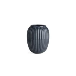 Kähler Hammershøi Vase, Antracitgrå, 20 Cm