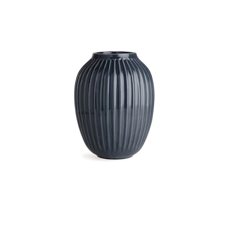Kähler Hammershøi Vase, Antracitgrå, 25 Cm 1 Kähler Hammershøi Vase, Antracitgrå, 25 Cm