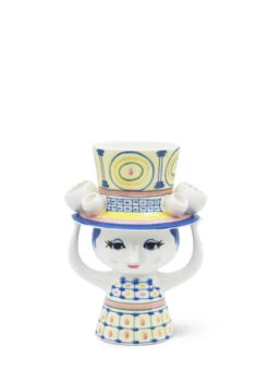 Bjørn Wiinblad Lady With Hat Vase