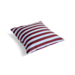 Hay Été Pudebetræk, Bordeaux/Sky Blue, 60x63 Cm