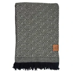 Mette Ditmer Mezzoforte Plaid, Sort, 120x175 Cm