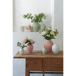 Riflet Vase, Mintgrøn, H: 20 Cm -Salling Butik 5713959012462 2