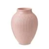 Riflet Vase, Rosa, H20 Cm