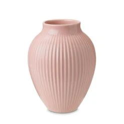 Riflet Vase, Rosa, H20 Cm