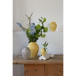 Riflet Vase, Grå, H27 Cm -Salling Butik 5713959012998 2