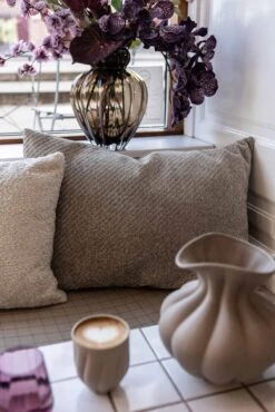 Herringbone Pude, Cloudy Grey, 50x70 Cm -Salling Butik 5714243013615 2