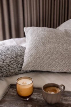 Herringbone Pude, Cloudy Grey, 50x70 Cm -Salling Butik 5714243013615 5