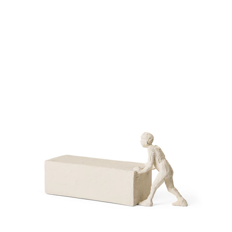 Kähler Astro Tyr Skulptur, Hvid 3 Kähler Astro Tyr Skulptur, Hvid - Billede 3