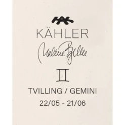 Kähler Astro Tvilling Skulptur, Hvid -Salling Butik 693502 5