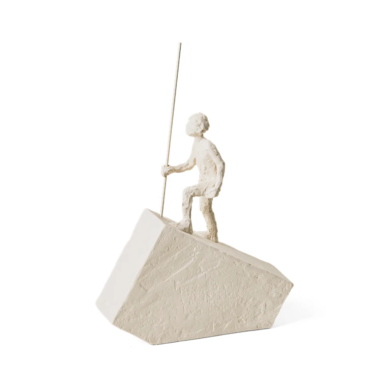 Kähler Astro Stenbuk Skulptur, Hvid 1 Kähler Astro Stenbuk Skulptur, Hvid