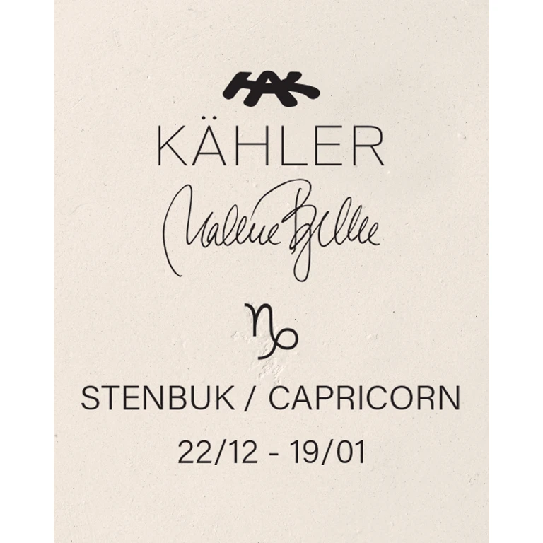 Kähler Astro Stenbuk Skulptur, Hvid 4 Kähler Astro Stenbuk Skulptur, Hvid - Billede 4