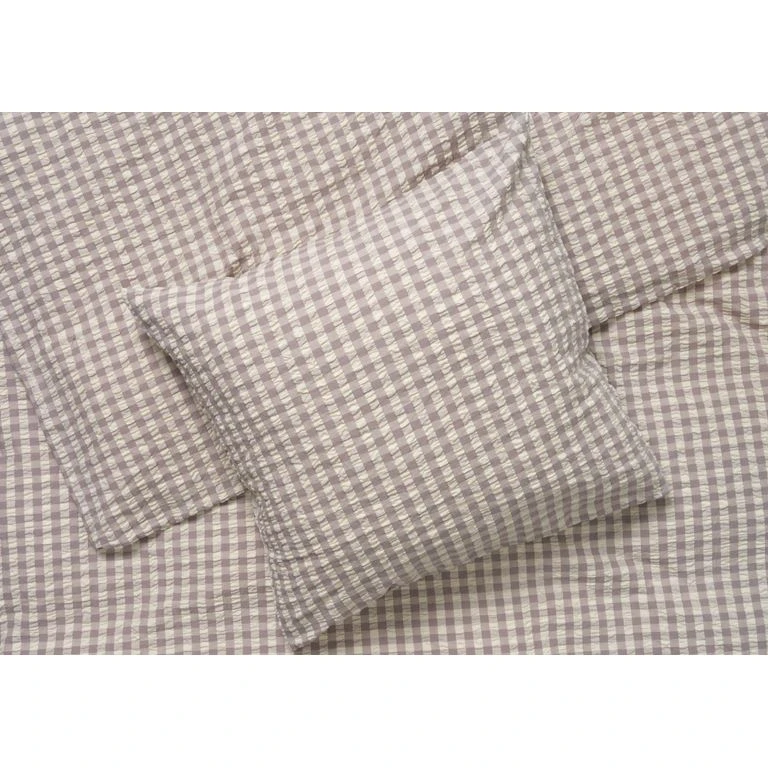 Juna Bæk&Bølge Sengelinned, Grå/Birk, 140x220 Cm 2 Juna Bæk&Bølge Sengelinned, Grå/Birk, 140x220 Cm - Billede 2