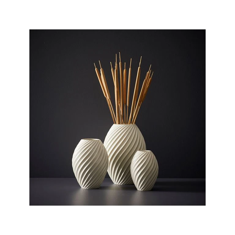 Morsø River Vase, Hvid, 21 Cm 4 Morsø River Vase, Hvid, 21 Cm - Billede 4