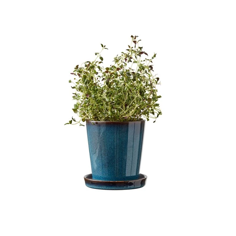 BITZ Skjuler Med Underskål, Blå/Sort, 10 Cm 2 BITZ Skjuler Med Underskål, Blå/Sort, 10 Cm - Billede 2